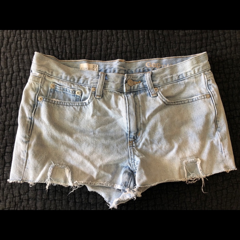 Denim shorts